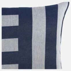 Habitat Coussin En Coton - 45 X 45 Cm - Bleu -meubles boutique 6441297