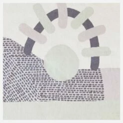 Habitat Plaid En Coton Peigné -130 X 170 Cm – Motif By Floriane Jacques -meubles boutique 6888859