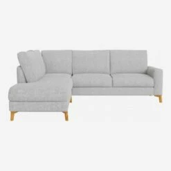 Habitat Canapé D'angle 2 Places Avec Chauffeuse Gauche En Tissu Melina - Gris Asphalte - Accoudoirs Fins - Pieds En équerre En Chêne Huilé - Confort Medium 8 Habitat Canapé D'angle 2 Places Avec Chauffeuse Gauche En Tissu Melina - Gris Asphalte - Accoudoirs Fins - Pieds En équerre En Chêne Huilé - Confort Medium -meubles boutique 910 canape 2 pl chauffeuse g pg2 10354451 1