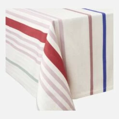 Habitat Nappe En Coton - 160 X 250 Cm - Multicolore -meubles boutique artiga nappe rayee 160x250 8246129 1