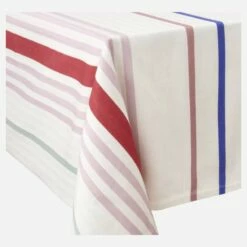 Habitat Nappe En Coton - 160 X 250 Cm - Multicolore -meubles boutique artiga nappe rayee 160x250 8246129