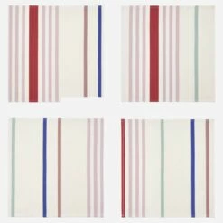 Habitat Lot De 4 Serviettes De Table En Coton - 45 X 45 Cm - Multicolore -meubles boutique artiga s 4 serviette de table 45x45 8246105