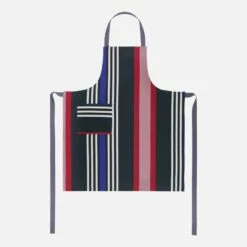 Habitat Tablier De Cuisine En Coton - Multicolore -meubles boutique artiga tablier raye kaki 8246051 1