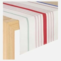 Habitat Travers De Table En Coton - 50 X 155 Cm - Multicolore -meubles boutique artiga travers de table raye 155x50 8246097
