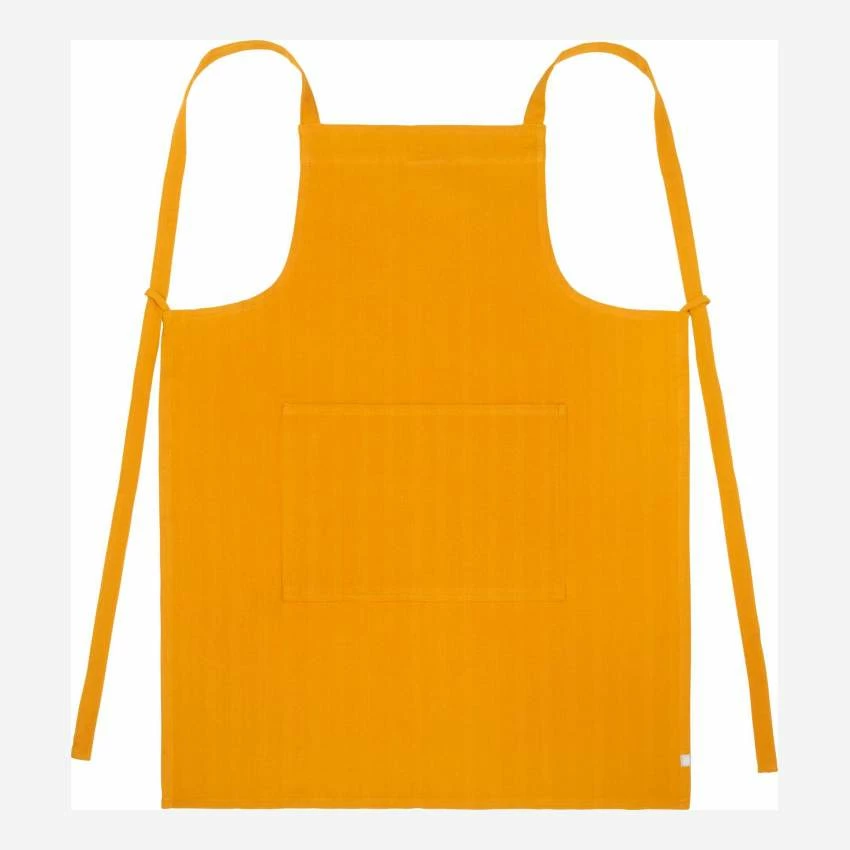 Habitat Tablier En Coton Jaune Moutarde 4 Habitat Tablier En Coton Jaune Moutarde – Image 4