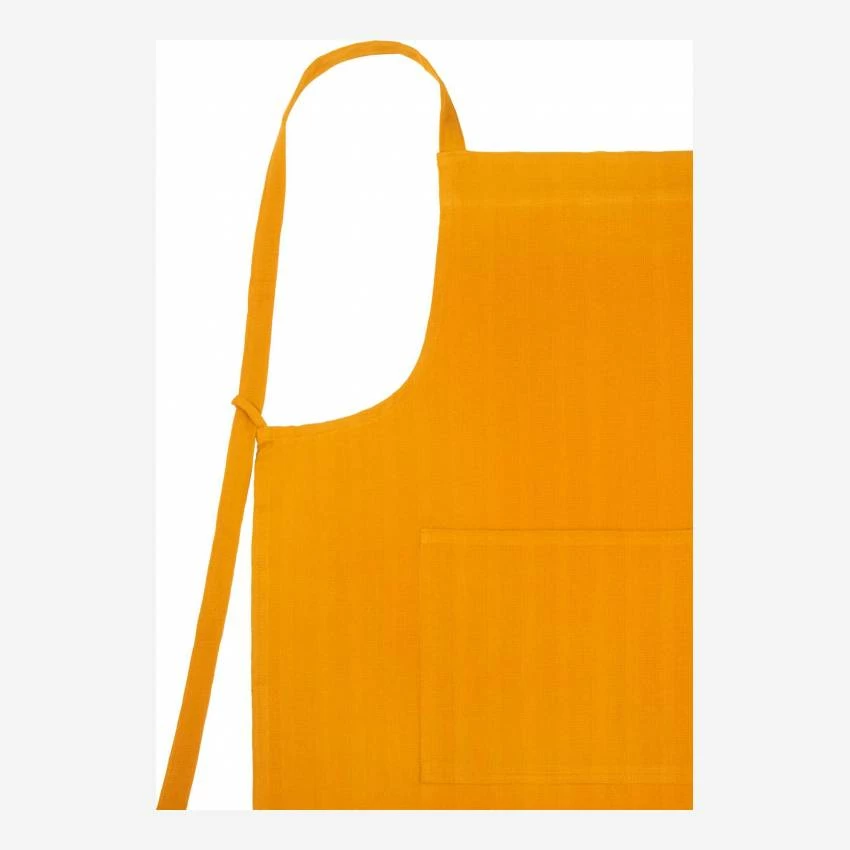 Habitat Tablier En Coton Jaune Moutarde 5 Habitat Tablier En Coton Jaune Moutarde – Image 5