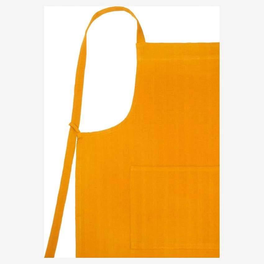 Habitat Tablier En Coton Jaune Moutarde 2 Habitat Tablier En Coton Jaune Moutarde – Image 2