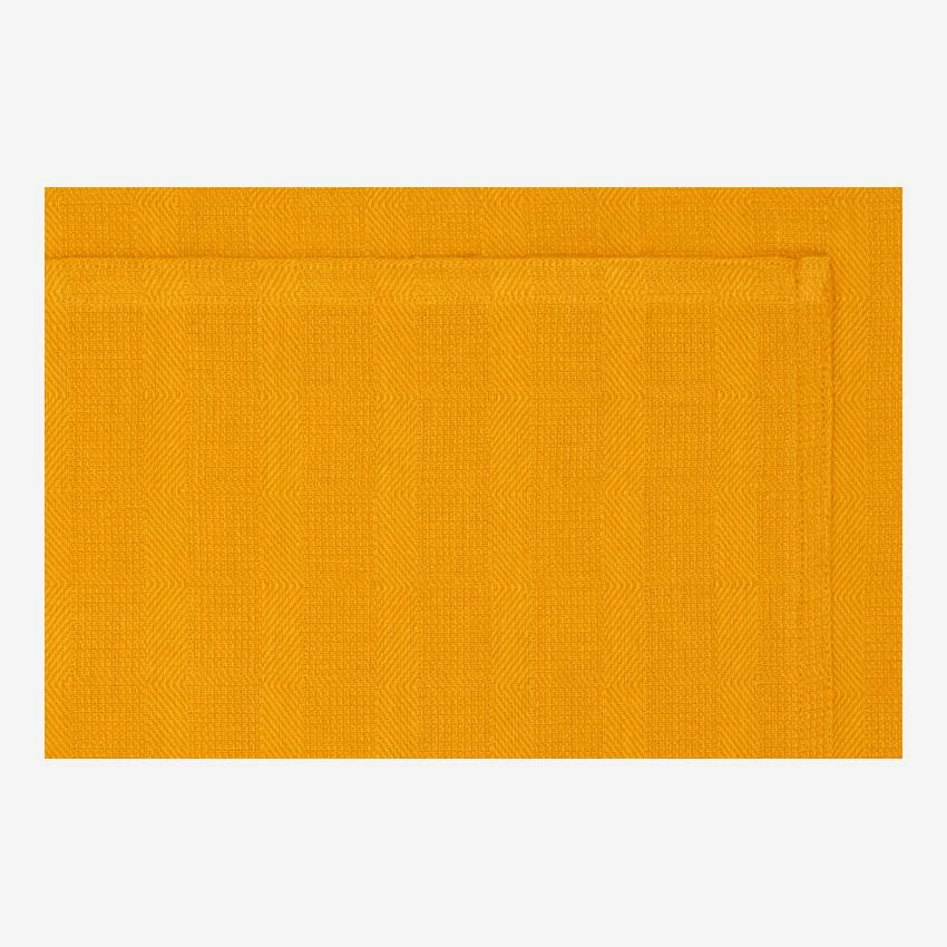 Habitat Tablier En Coton Jaune Moutarde 6 Habitat Tablier En Coton Jaune Moutarde – Image 6