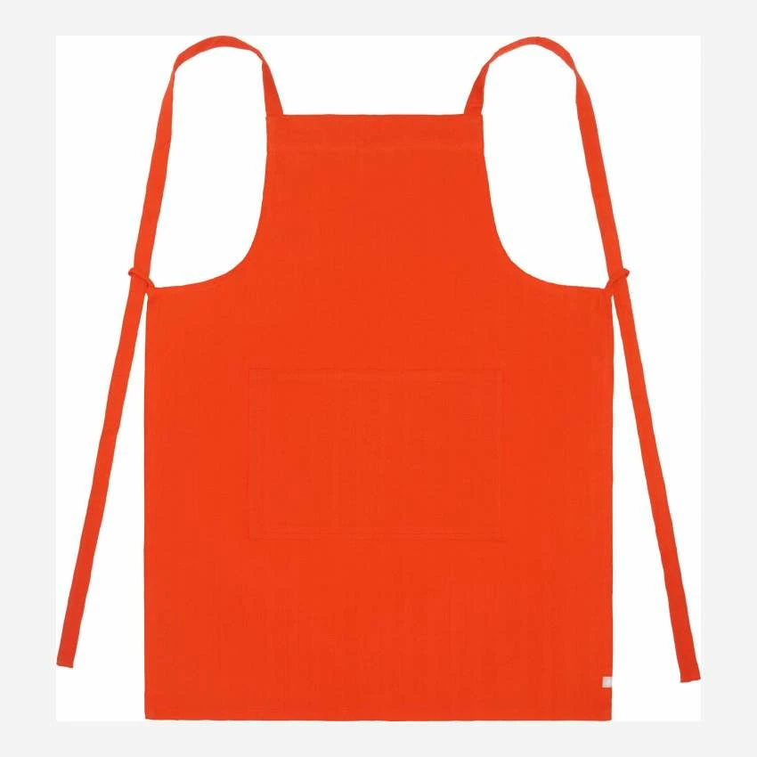 Habitat Tablier En Coton Rouge 4 Habitat Tablier En Coton Rouge – Image 4