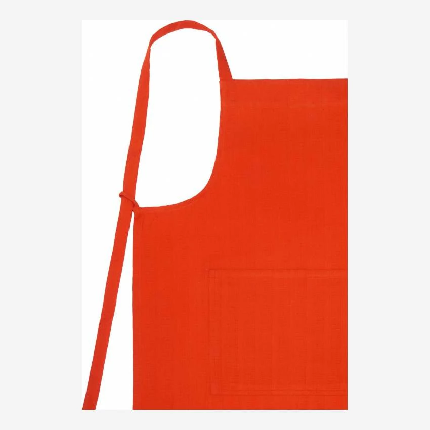 Habitat Tablier En Coton Rouge 5 Habitat Tablier En Coton Rouge – Image 5