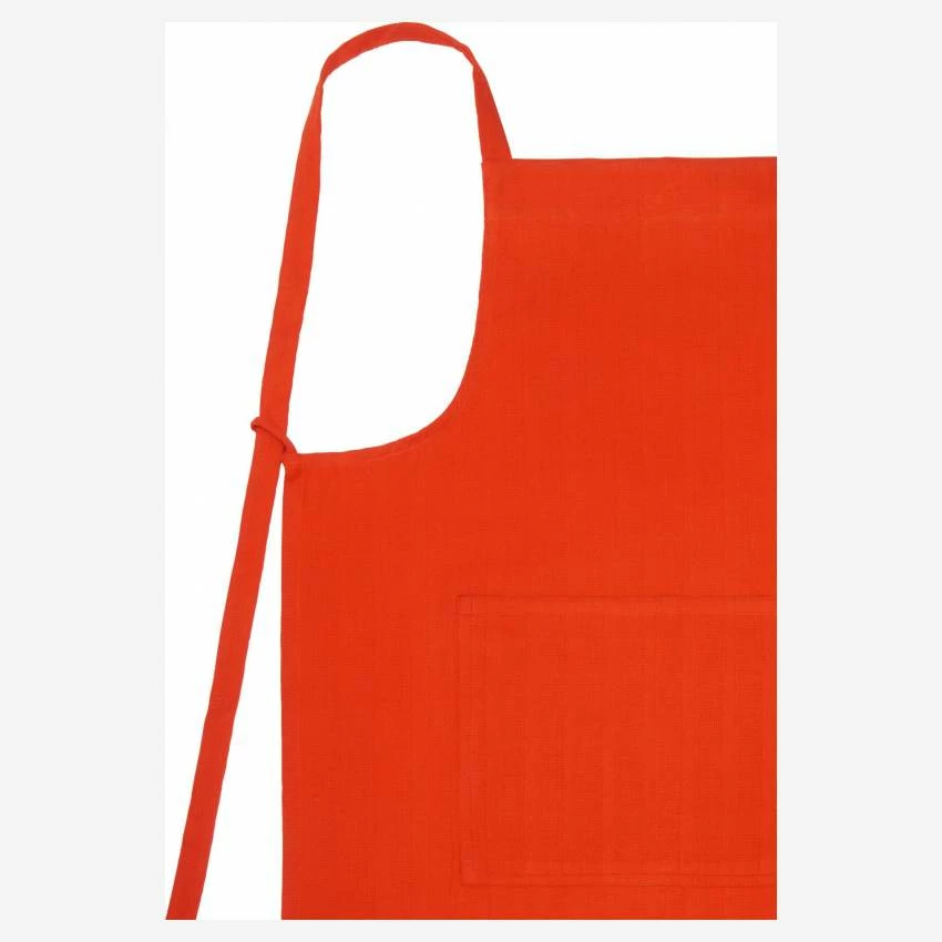 Habitat Tablier En Coton Rouge 2 Habitat Tablier En Coton Rouge – Image 2