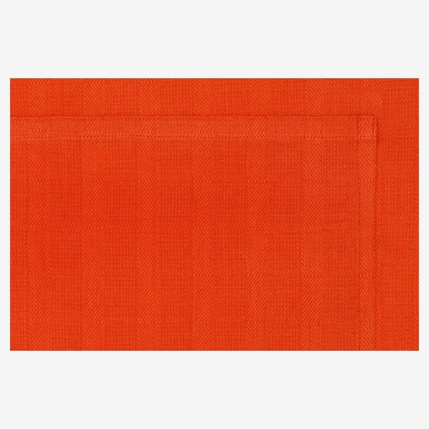 Habitat Tablier En Coton Rouge 3 Habitat Tablier En Coton Rouge – Image 3