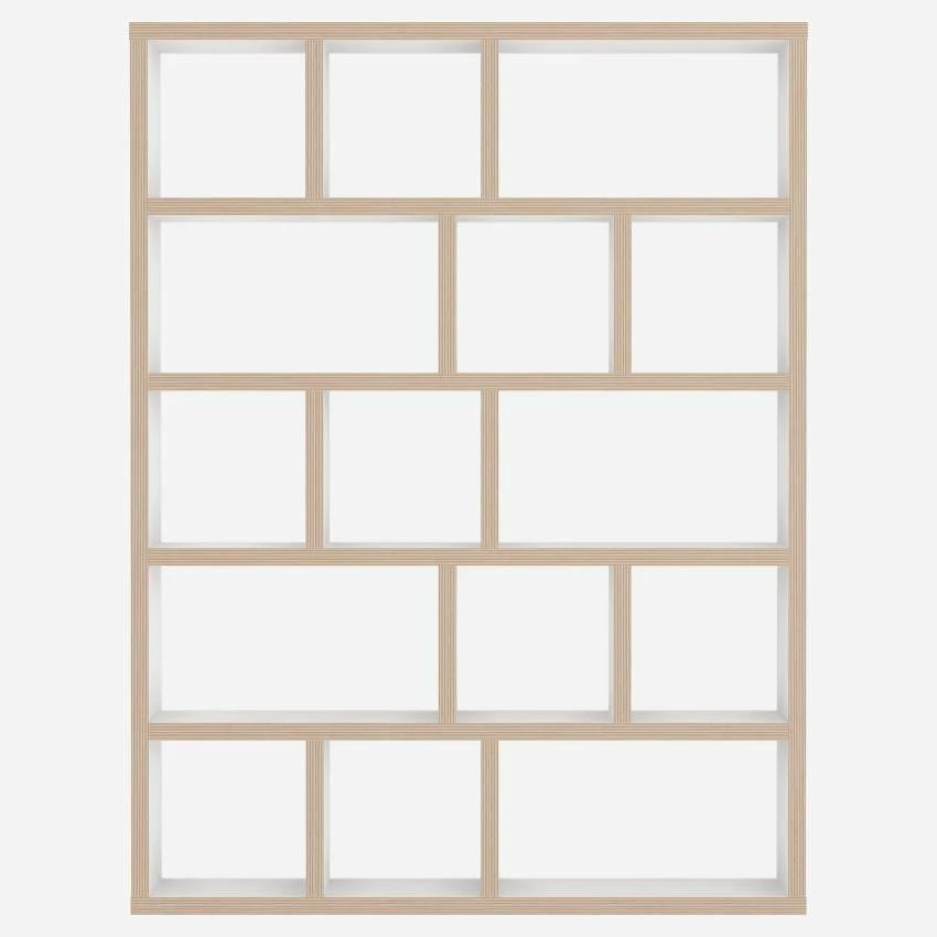 Habitat Etagère - 15 Casiers - Blanc 1 Habitat Etagère - 15 Casiers - Blanc