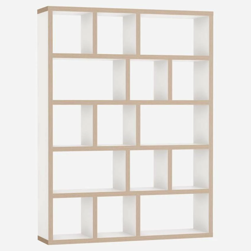 Habitat Etagère - 15 Casiers - Blanc 2 Habitat Etagère - 15 Casiers - Blanc – Image 2