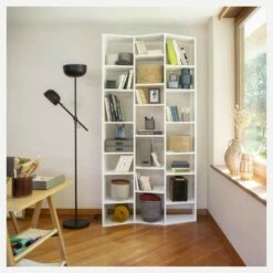 Habitat Etagère 3 Colonnes - Blanc 11 Habitat Etagère 3 Colonnes - Blanc -meubles boutique bibliotheque 3 colonnes blanc 2302287