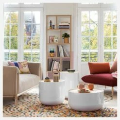 Habitat Etagère - 10 Casiers - Blanc -meubles boutique bibliotheque 70 cm blanc 1331521