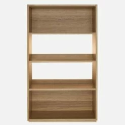 Habitat Bibliothèque En Chêne - 3 étagères - 88 X 150 Cm