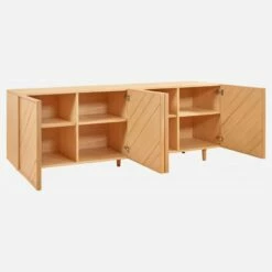 Habitat Buffet Bas 4 Portes En Chêne -meubles boutique buffet bas 4 portes en chene 1098629