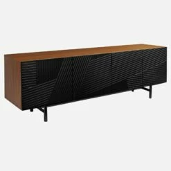 Habitat Buffet Bas 4 Portes En Noyer -meubles boutique buffet bas 4 portes en noyer 1113727