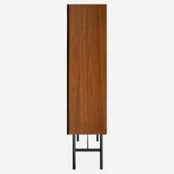 Habitat Buffet Haut Avec Vitrine En Noyer -meubles boutique buffet haut vitrine en noyer 1283473