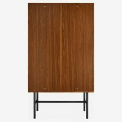 Habitat Buffet Haut Avec Vitrine En Noyer -meubles boutique buffet haut vitrine en noyer 1283477