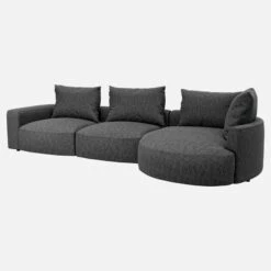 Habitat Canapé D'angle Droit En Tissu Copparo - Gris Ardoise -meubles boutique cagliari cnp angle drt copp gris hd 1122627