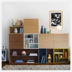 Habitat Caisson Cube Fermé En Chêne -meubles boutique caisson cube ferme en chene 1334177