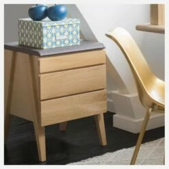 Caisson Rangement De Bureau - Chêne - Design ByHabitat Design Studio -meubles boutique caisson rangement de bureau chene design by habitat design studio 1333975