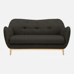 Habitat Canapé 2 Places En Tissu Gris Foncé - Design By Adrien Carvès -meubles boutique canape 2 places en tissu gris fonce design by adrien carves 1098423 1