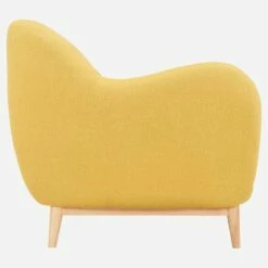 Habitat Canapé 2 Places En Tissu Jaune - Design By Adrien Carvès -meubles boutique canape 2 places en tissu jaune design by adrien carves 1238485