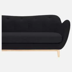 Habitat Canapé 2 Places En Velours Bleu - Design By Adrien Carvès -meubles boutique canape 2 places en velours bleu design by adrien carves 1238609