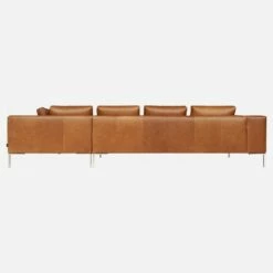 Habitat Canapé 3 Places Avec Méridienne Droite En Cuir Vintage Leather - Marron Cognac 10 Habitat Canapé 3 Places Avec Méridienne Droite En Cuir Vintage Leather - Marron Cognac -meubles boutique canape 3 places avec meridienne droite en cuir vintage cognac 1226887