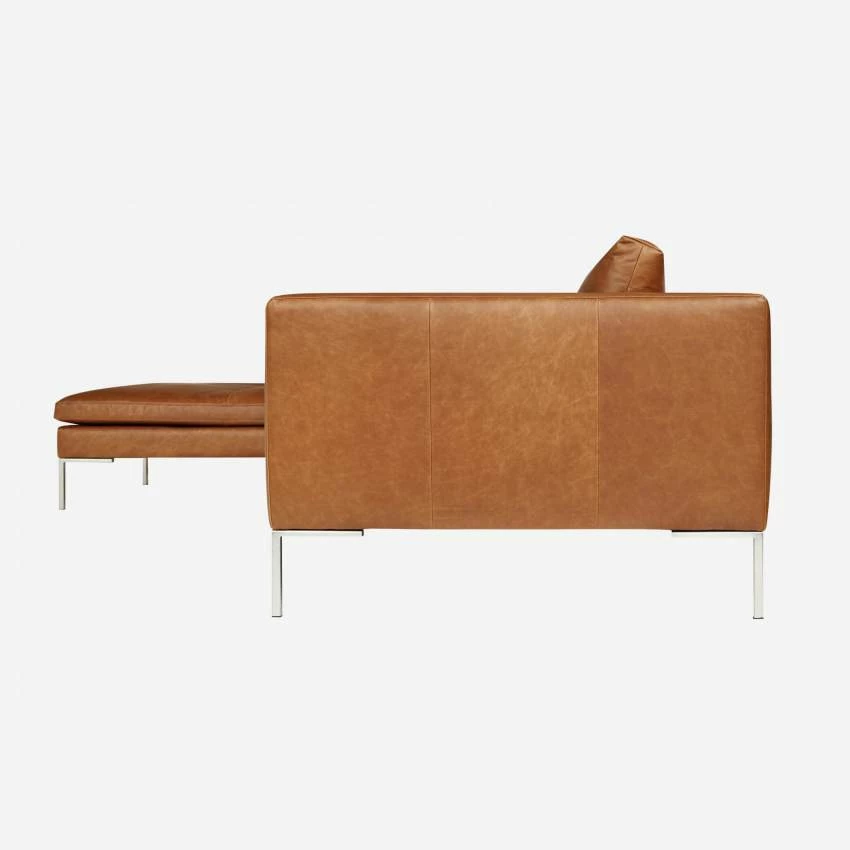 Habitat Canapé 3 Places Avec Méridienne Gauche En Cuir Vintage Leather - Marron Cognac 6 Habitat Canapé 3 Places Avec Méridienne Gauche En Cuir Vintage Leather - Marron Cognac – Image 6