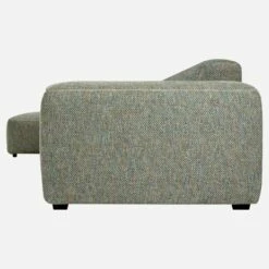 Habitat Canapé 3 Places Avec Méridienne Gauche En Tissu Bellagio - Vert Lagon -meubles boutique canape 3 places avec meridienne gauche en tissu bellagio gris vert 1229535