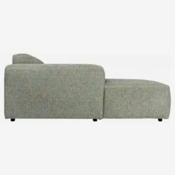 Habitat Canapé 3 Places Avec Méridienne Gauche En Tissu Bellagio - Vert Lagon -meubles boutique canape 3 places avec meridienne gauche en tissu bellagio gris vert 1229543