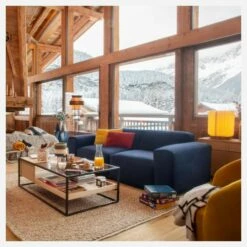 Habitat Canapé 3 Places Avec Méridienne Gauche En Velours - Bleu Encre -meubles boutique canape 3 places avec meridienne gauche en velours bleu marine 5321765