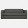 Habitat Canapé 3 Places En Tissu - Gris Foncé