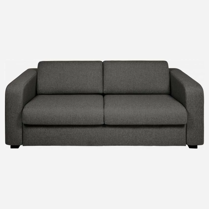 Habitat Canapé 3 Places En Tissu - Gris Foncé 2 Habitat Canapé 3 Places En Tissu - Gris Foncé – Image 2