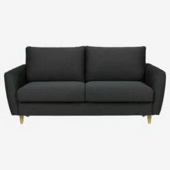 Habitat Canapé Convertible 3 Places En Tissu - Gris Foncé