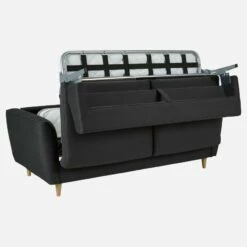 Habitat Canapé Convertible 3 Places En Tissu - Gris Foncé -meubles boutique canape convertible 3 places en tissu gris fonce 13512139