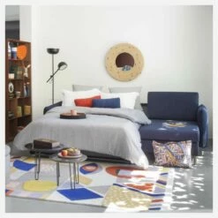 Habitat Canapé Convertible 3 Places En Tissu - Gris -meubles boutique canape convertible 3 places en tissu gris 1256711