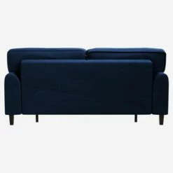 Habitat Canapé Convertible 3 Places En Velours - Couchage 140x200 Cm - Bleu 9 Habitat Canapé Convertible 3 Places En Velours - Couchage 140x200 Cm - Bleu -meubles boutique canape convertible 3 places en velours couchage 140x200 cm bleu 13503755