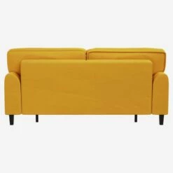 Habitat Canapé Convertible 3 Places En Velours - Couchage 140x200 Cm - Jaune Moutarde 9 Habitat Canapé Convertible 3 Places En Velours - Couchage 140x200 Cm - Jaune Moutarde -meubles boutique canape convertible 3 places en velours couchage 140x200 cm jaune moutarde 13503693