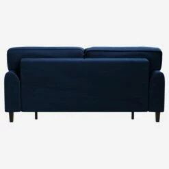 Habitat Canapé Convertible 3 Places En Velours - Couchage 160x200 Cm - Bleu 9 Habitat Canapé Convertible 3 Places En Velours - Couchage 160x200 Cm - Bleu -meubles boutique canape convertible 3 places en velours couchage 160x200 cm bleu 13503725