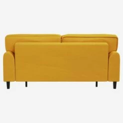 Habitat Canapé Convertible 3 Places En Velours - Couchage 160x200 Cm - Jaune Moutarde 9 Habitat Canapé Convertible 3 Places En Velours - Couchage 160x200 Cm - Jaune Moutarde -meubles boutique canape convertible 3 places en velours couchage 160x200 cm jaune moutarde 13503661