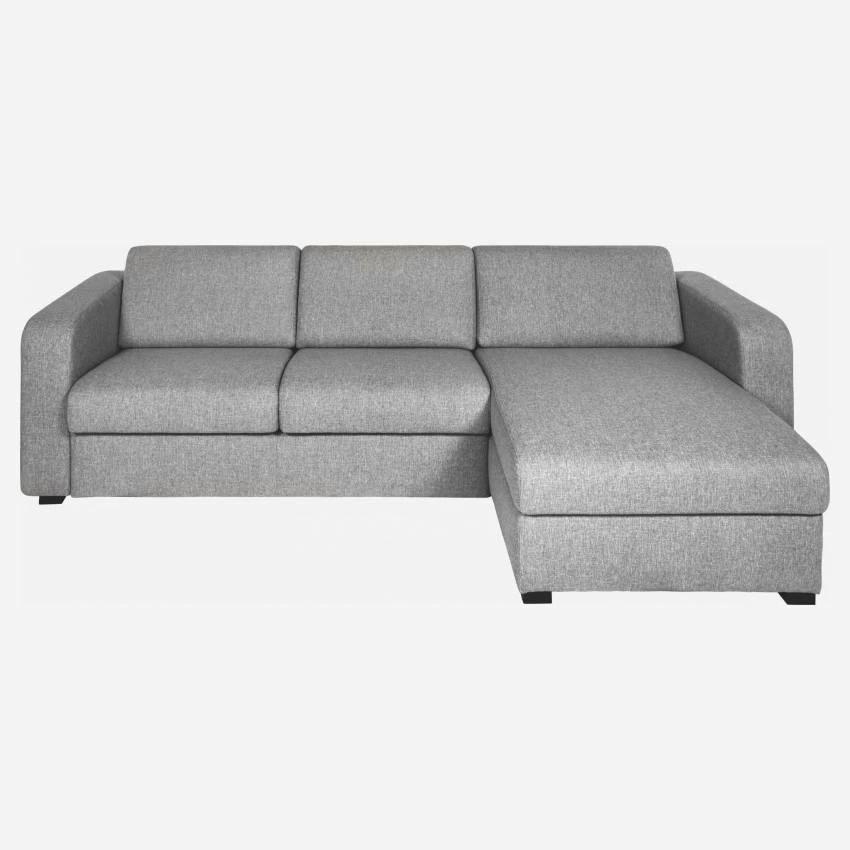 Habitat Canapé Convertible D'angle 2 Places à Lattes En Tissu - Gris 2 Habitat Canapé Convertible D'angle 2 Places à Lattes En Tissu - Gris – Image 2