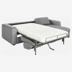 Habitat Canapé Convertible D'angle 2 Places à Lattes En Tissu - Gris 10 Habitat Canapé Convertible D'angle 2 Places à Lattes En Tissu - Gris -meubles boutique canape convertible dangle 2 places a lattes en tissu gris 11496625