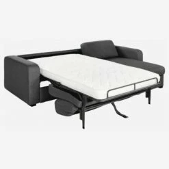 Habitat Canapé Convertible D'angle 2 Places En Tissu - Gris Foncé 9 Habitat Canapé Convertible D'angle 2 Places En Tissu - Gris Foncé -meubles boutique canape convertible dangle 2 places en tissu gris fonce 11497029