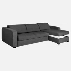 Habitat Canapé Convertible D'angle 3 Places à Lattes En Tissu - Gris Foncé 9 Habitat Canapé Convertible D'angle 3 Places à Lattes En Tissu - Gris Foncé -meubles boutique canape convertible dangle 3 places a lattes en tissu gris fonce 11496451