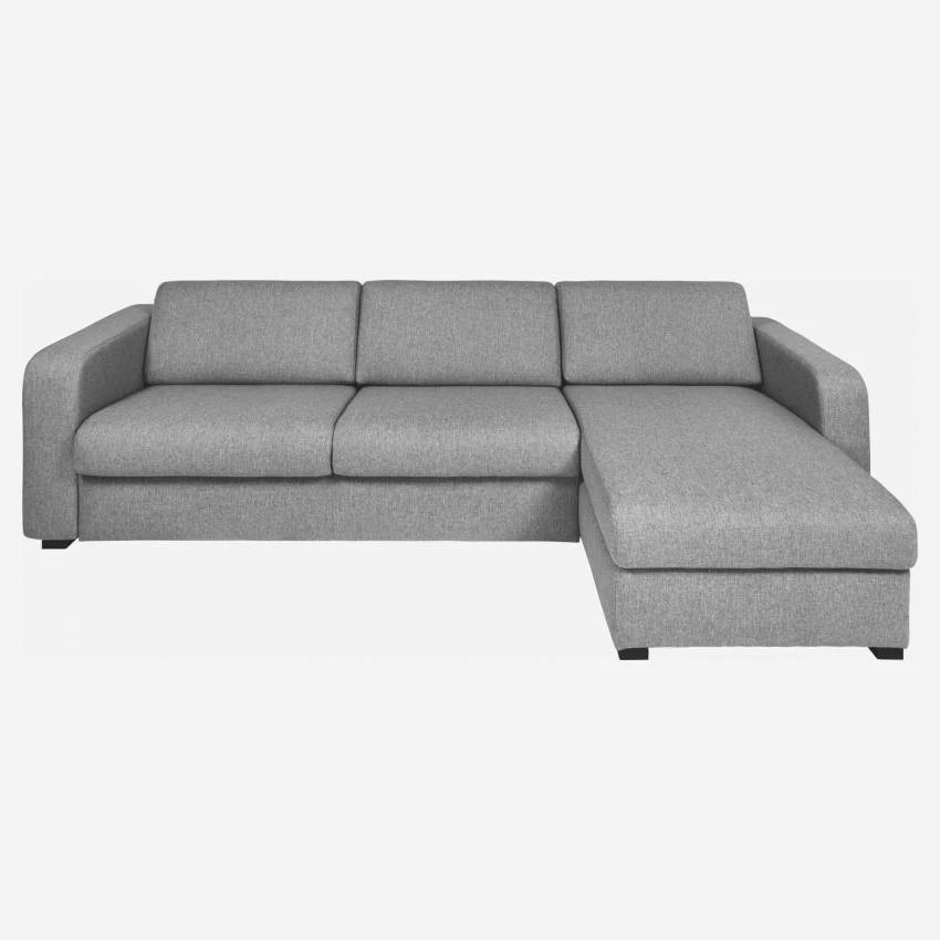 Habitat Canapé Convertible D'angle 3 Places à Lattes En Tissu - Gris 2 Habitat Canapé Convertible D'angle 3 Places à Lattes En Tissu - Gris – Image 2